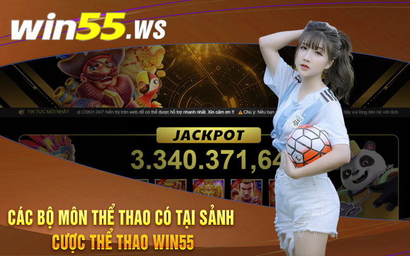 Các bộ môn thể thao có tại sảnh cược thể thao Win55Các bộ môn thể thao có tại sảnh cược thể thao Win55